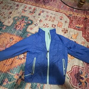 Kids Blue Jacket with Light Blue Accents